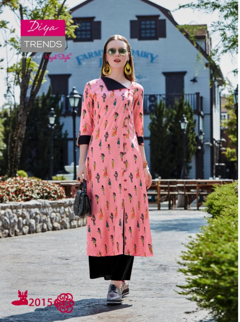 Purple City Vol-2 Diya Trends Pigment Print Kurti Supplier Purple City Vol-2 Diya Trends Pigment Print Kurti Supplier